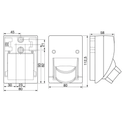 STEINEL infrarød vægsensor IS 2160 ECO, sort