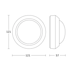 STEINEL IS 360-3 bevægelsessensor i hvid