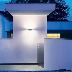 STEINEL L 810 C Udendørs væglampe Up/Down antracit