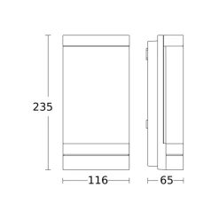 STEINEL L 271 DIGI SC udendørs LED-væglampe sensor