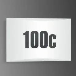 STEINEL L 1 N LED-væglampe med husnummer, IP54