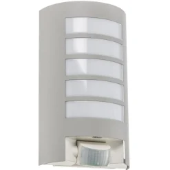 STEINEL L 12 S Udendørs væglampe med sensor, sølv