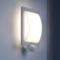 STEINEL L 20 S udendørs væglampe med sensor, stål