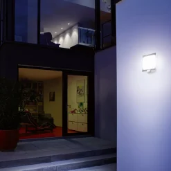 STEINEL L 20 S udendørs væglampe med sensor, stål