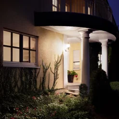 STEINEL L 15 S udendørs væglampe, sensor, hvid