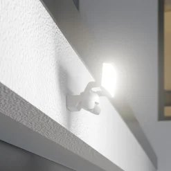 STEINEL LED udendørs vægspot XLED Protect S, sensor, hvid