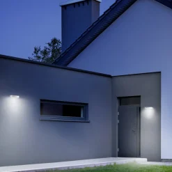 STEINEL LED-væglampe XSolar SOL-O S, antracit, sensor