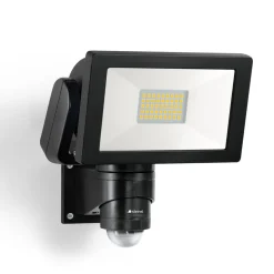 STEINEL LS 300 S udendørsspot, sensor, sort