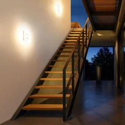 STEINEL RS M1 V2 LED-væglampe i børstet stål