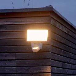 STEINEL XLED Home 2 S udendørsspot, sensor, hvidt