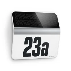 STEINEL XSolar LH-N LED-husnummerlampe, stål