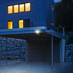 STEINEL XSolar L-S solcelledrevet LED-udendørs væglampe, hvid