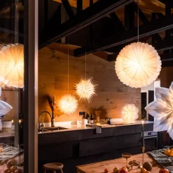 Sterntaler 2024 3D-papirstjerne Ø 60 cm grå