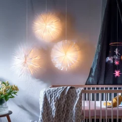 Sterntaler 2022 3D-papirstjerne Ø 45 cm hvid