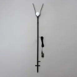 Sterntaler LED-stjerne IP44 stander Ø 100 cm rød