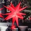 STERNTALER LED-stjerne, rød, Ø 25 cm, IP44, batteri