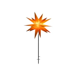 Sterntaler LED-stjerne stander IP44 Ø 100 cm gul