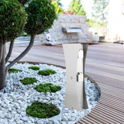 Stikkontaktkolonne Connect D4, stål