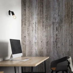 Stikkontaktlampe Batita Retro, IP20, sort