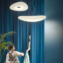 Stilnovo Mr. Magoo LED-hængelampe, fase, Ø 52 cm