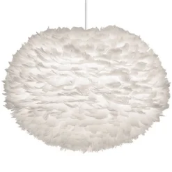 Stor designer pendellampe Eos i hvid