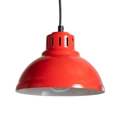 Sven hængelampe, 3 lyskilder, rød, stål, E27