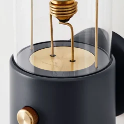 Tala LED-væglampe Muse Portable, IP44, sort, dæmpbar