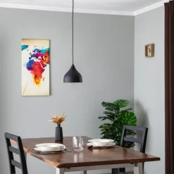 Tattoo 2396 hængelampe, Ø18cm, sort/guld