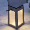 Tecka soldrevet LED-lanterne, bærbar, DuraTek 25cm