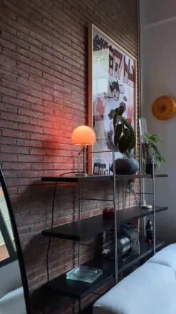 TECNOLUMEN Wagenfeld WG24 bordlampe med glasfod