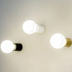 Ten - minimalistisk væglampe satingylden