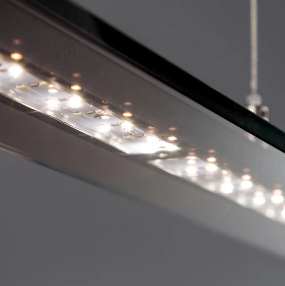 Tenso TW LED-hængelampe med dæmper, sort, 88cm