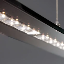 Tenso TW LED-hængelampe med dæmper, sort, 88cm