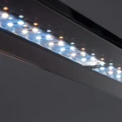 Tenso TW LED-hængelampe med dæmper, sort, 88cm