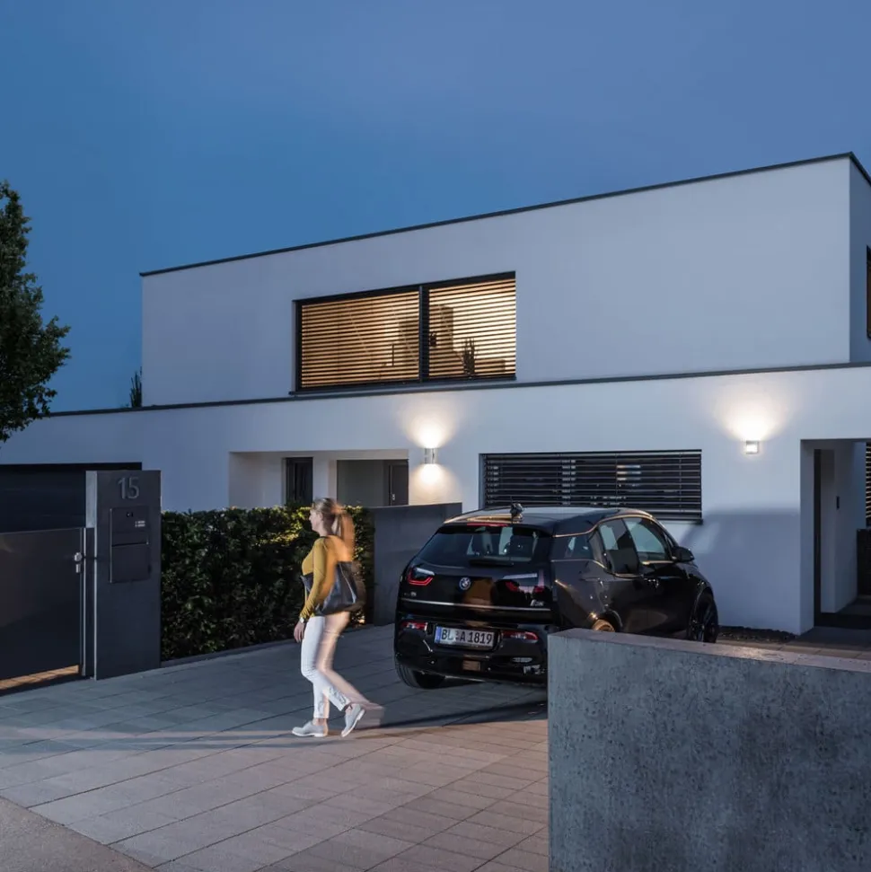 Theben theLeda D S AL udendørs væglampe PIR-sensor