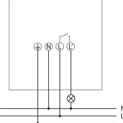 Theben theLuxa R180 PIR-bevægelsessensor, sort