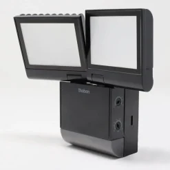 Theben udendørs LED-væglampe theLeda S17-100, sort Sensor