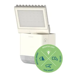 Theben udendørs LED-væglampe theLeda S8-100, hvid, sensor