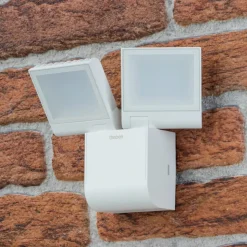 Theben udendørs LED-væglampe theLeda S17-100L, hvid, 2 lyskilder.