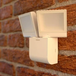 Theben udendørs LED-væglampe theLeda S17-100L, hvid, 2 lyskilder.