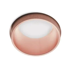 Thessaly indbygningsspot, kobber, gips, Ø 10 cm, GU10