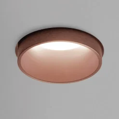 Thessaly indbygningsspot, kobber, gips, Ø 10 cm, GU10