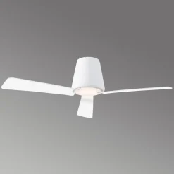 Tidløs loftventilator Garbí med LED-lys