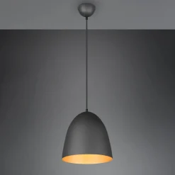 Tilda hængelampe, 1 lyskilde, sort/guld, Ø 25 cm