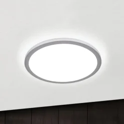 Titanfarvet LED loftlampe Aria, dæmpbar - 40 cm