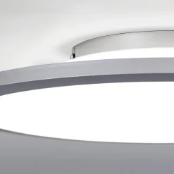 Titanfarvet LED loftlampe Aria, dæmpbar - 60 cm