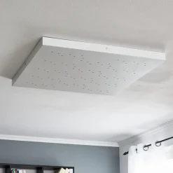 Titus LED-loftlampe, hvid, 75x75 cm