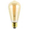 ToLEDo E27 LED-pære RT ST64 6 W 825 guld, dæmpes