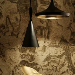 Tom Dixon Beat Tall LED-pendellampe, sort