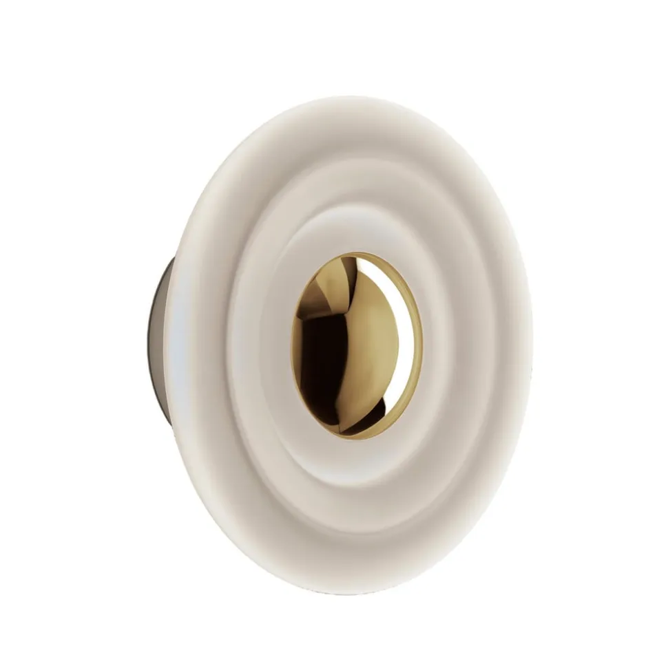 Tom Dixon LED-væglampe Press Sphere Mini, frostet Ø 22 cm